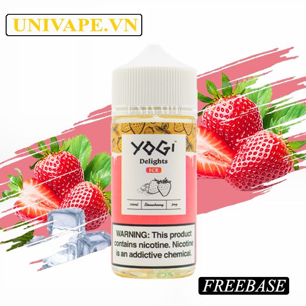 Yogi Delights Iced Strawberry Dâu Tây Lạnh Freebase