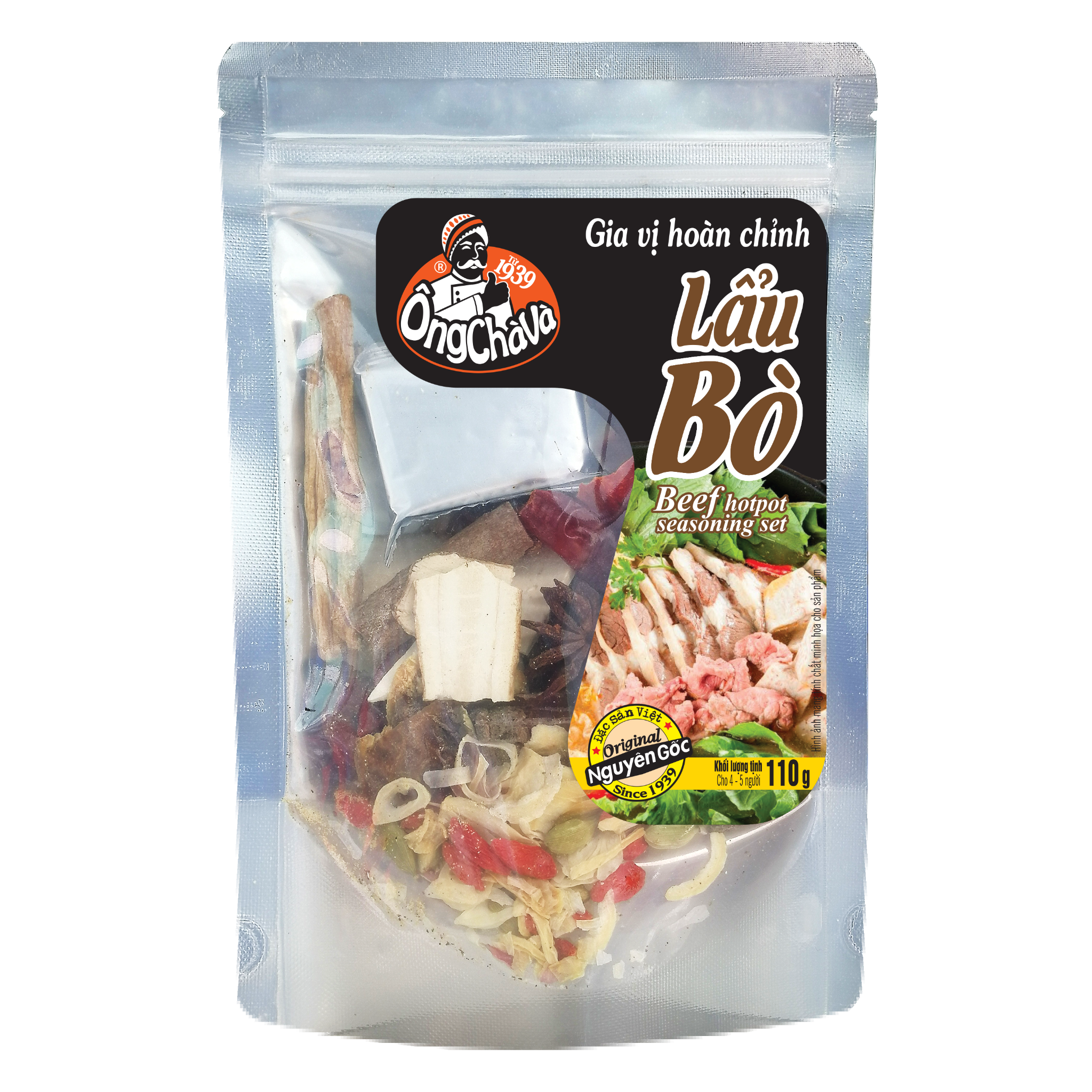 Gia Vị Lẩu Bò Hoàn Chỉnh 110gr