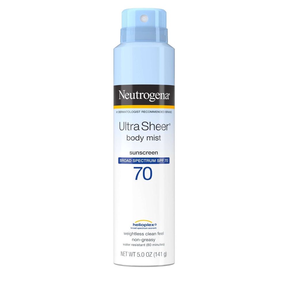 D767- Xịt Chống Nắng Neutrogena Ultra Sheer Body Mist Sunscreen SPF70 141g