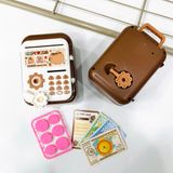 E464- Két mini tiết kiệm baby three, labubu