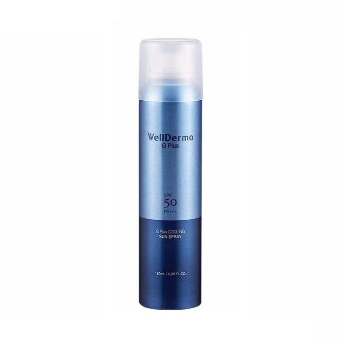G73 - Xịt Chống Nắng Chống Trôi, Giảm Nhiệt, Làm Mát Da WellDerma G PLus Cooling Sun Spray SPF 50 PA+++