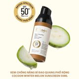 B834- Kem chống nắng bí đao Cocoon SPF50 50ml