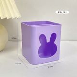 Q35 - Hộp đựng bút hình vuông CON THỎ