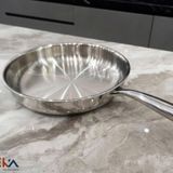 B127- Chảo inox cạn lòng 3 lớp Trimax SEKA size 28cm SK6040