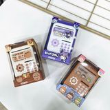 E464- Két mini tiết kiệm baby three, labubu