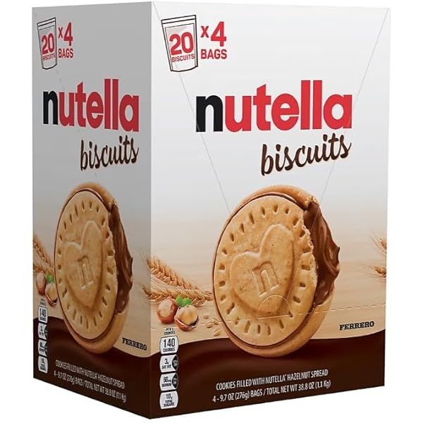 C728- Bánh Nutella Biscuits hộp 4 gói x276g