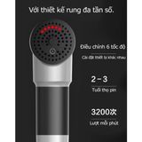 C104- Súng massage 4 đầu cảm ứng