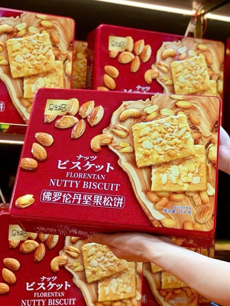 C157- Bánh thiếc các loại hạt Nutty 268g