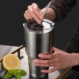 A894- Ly giữ nhiệt inox 304 kèm bộ ống hút + túi giữ nhiệt