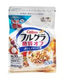 A935- Ngũ cốc Calbee Ít Đường 650g #Màu trắng