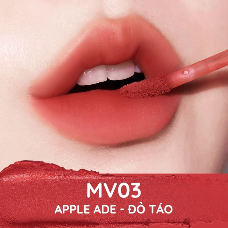 H84 - Son Kem Black Rouge # MV03 Apple Ade