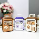 E464- Két mini tiết kiệm baby three, labubu