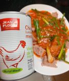 S242- Pate thịt gà Luncheon meat hiệu Jean Floc'h 400g (Pháp)