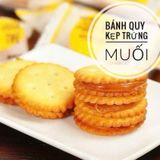A933- Bánh quy trứng muối Đài Loan 180gr (Hộp tròn)