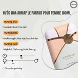 A726 - Nước Hoa Nữ Armaf Le Parfait Pour Femme EDP 100ml