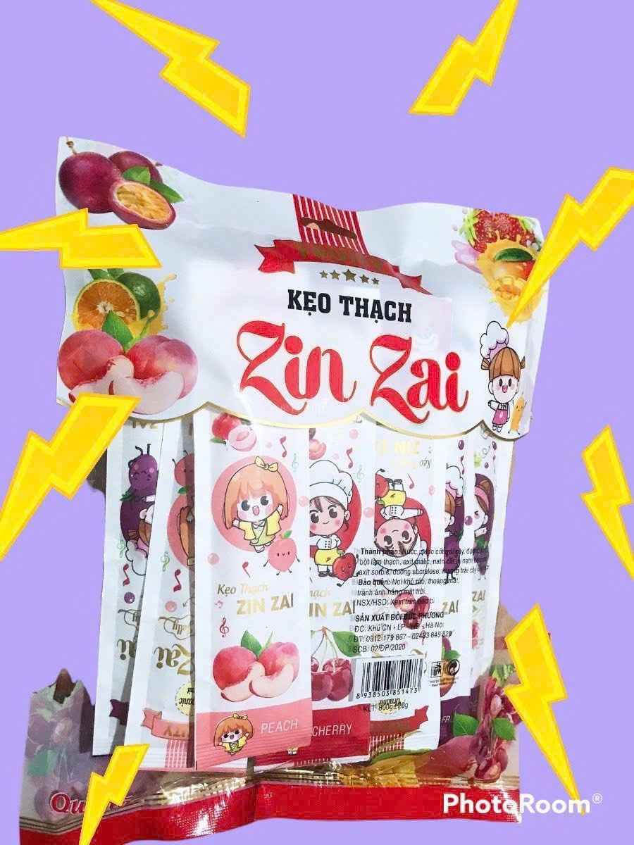 C617- Thạch dài trà sữa đường đen Zin Zai