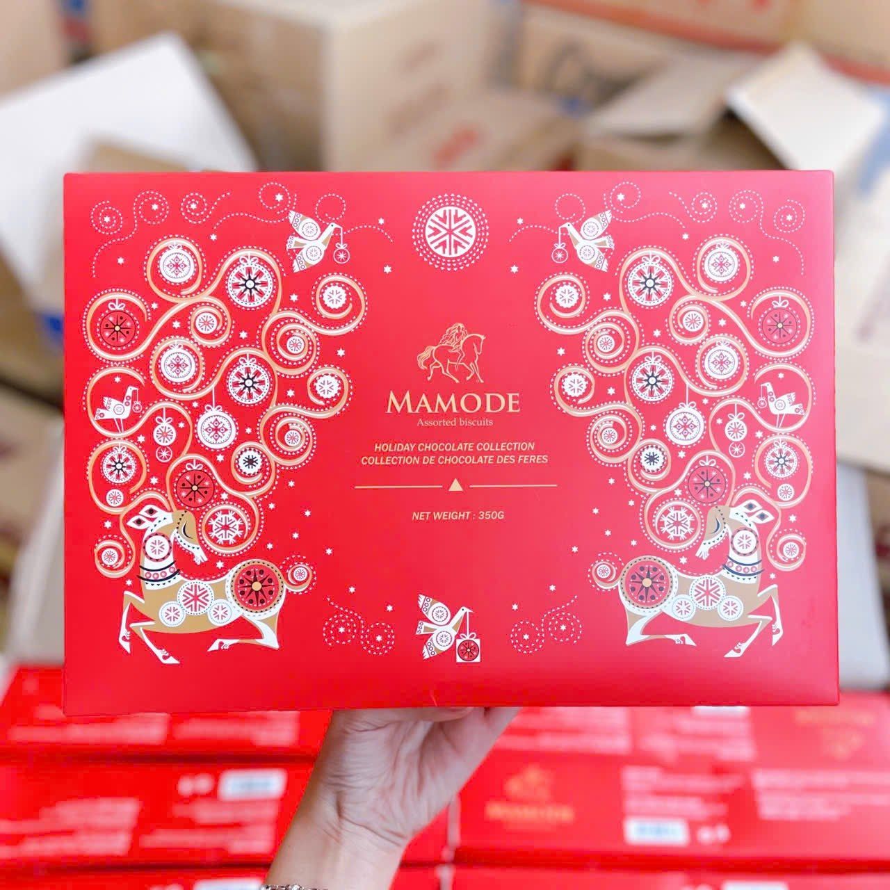 B709- Bánh Mamode hộp giấy (xanh đương, đỏ, vàng)