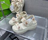 S23 - Dép Crocs 2 quai ngang 8cm