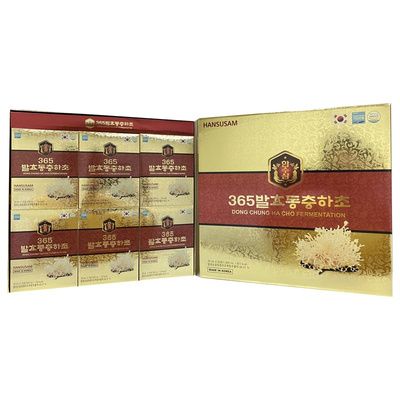 A885- Nước Đông Trùng Hạ Thảo Lên Men Hansusam Dong Chung Ha Cho Fermentation thùng 60 gói