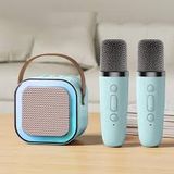 C76 - Loa bluetooth mini có đèn led kèm 2 mic K12