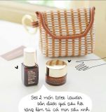 A224- Set Mini Estee Lauder túi cói 2 món