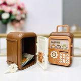 E464- Két mini tiết kiệm baby three, labubu