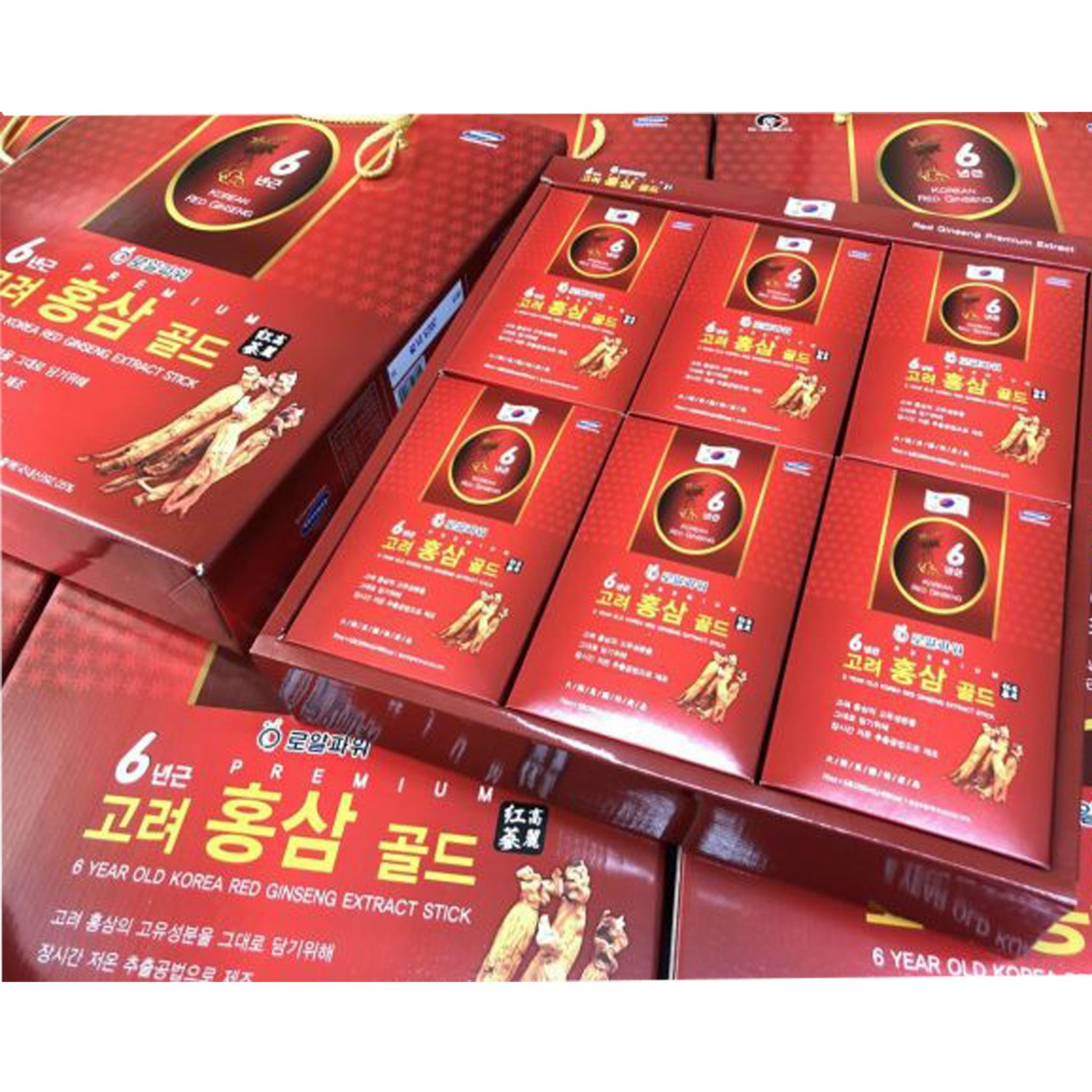 B259- Nước Hồng Sâm Korean 6years Red Ginseng Extract Gold 30 gói x 70 ml