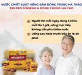 S186- Nước hồng sâm đông trùng 365 thùng 60 gói