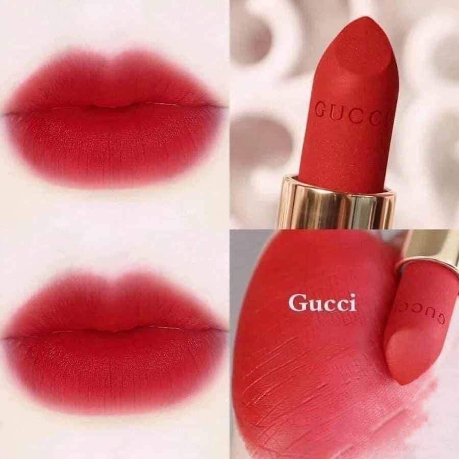 C142- Son GUCCI 25 Goldie Red Matte Minisize 1g