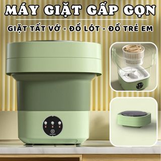 C195- Máy giặt mini nắp bật gấp gọn Folding