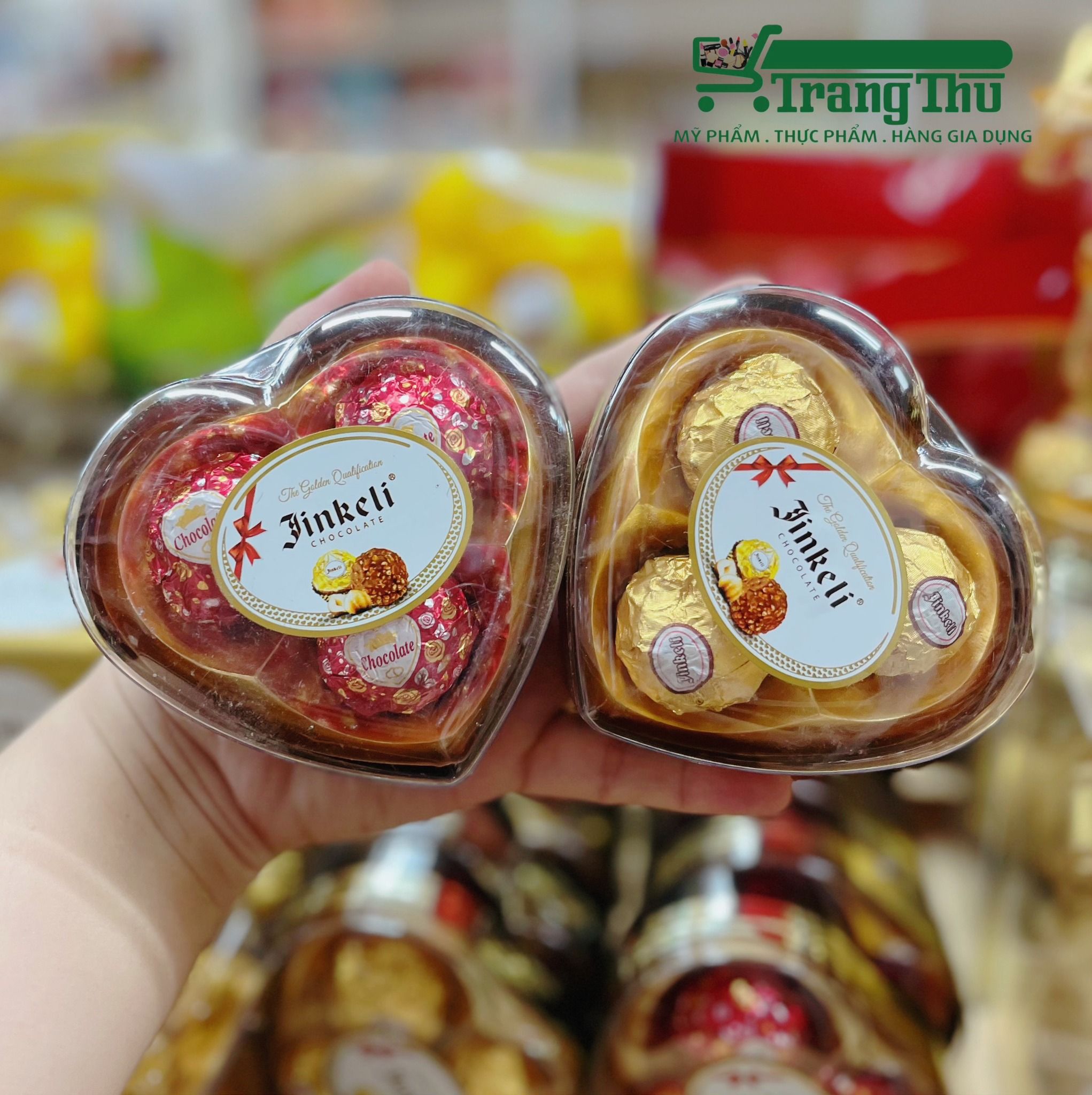 A941- Socola jinkeli trái tim 3 viên 37.5g (đỏ, vàng)