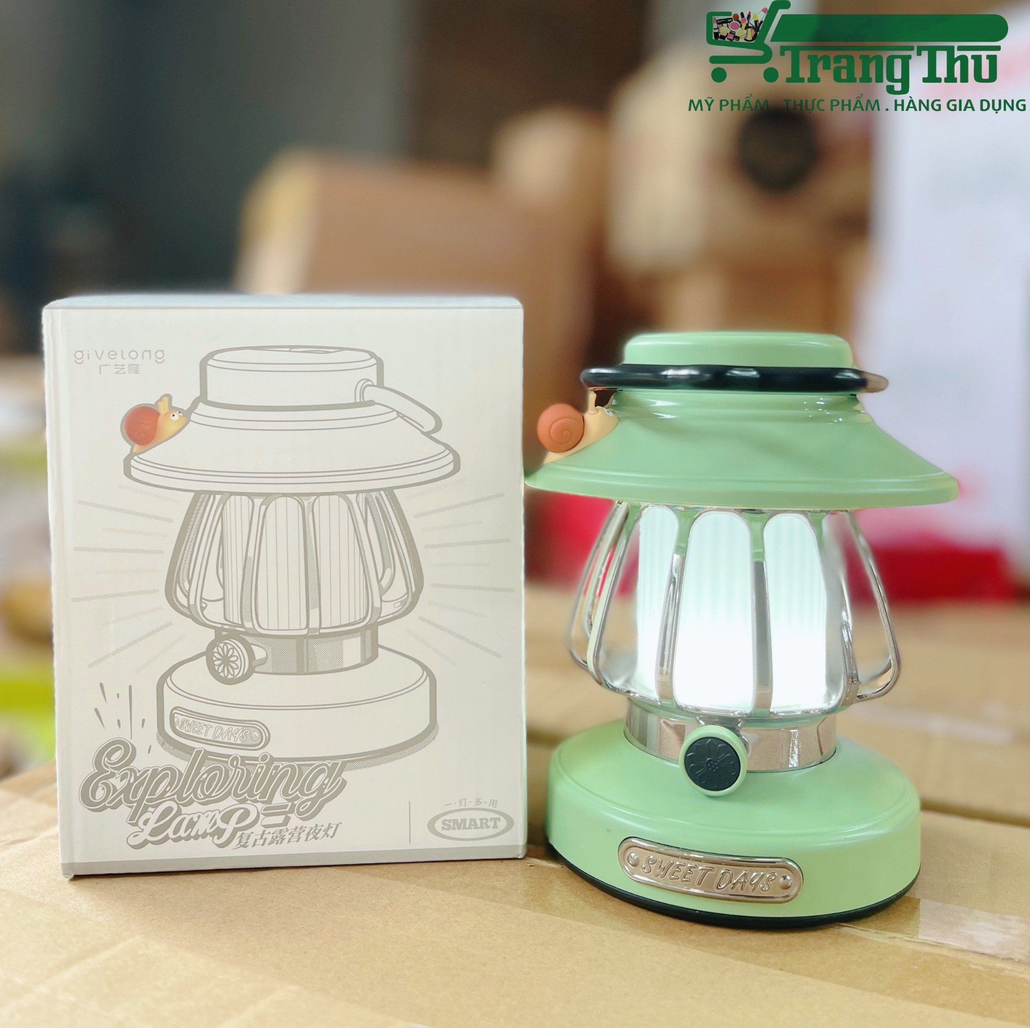 B119- Đèn bão tích điện Decor KLA154