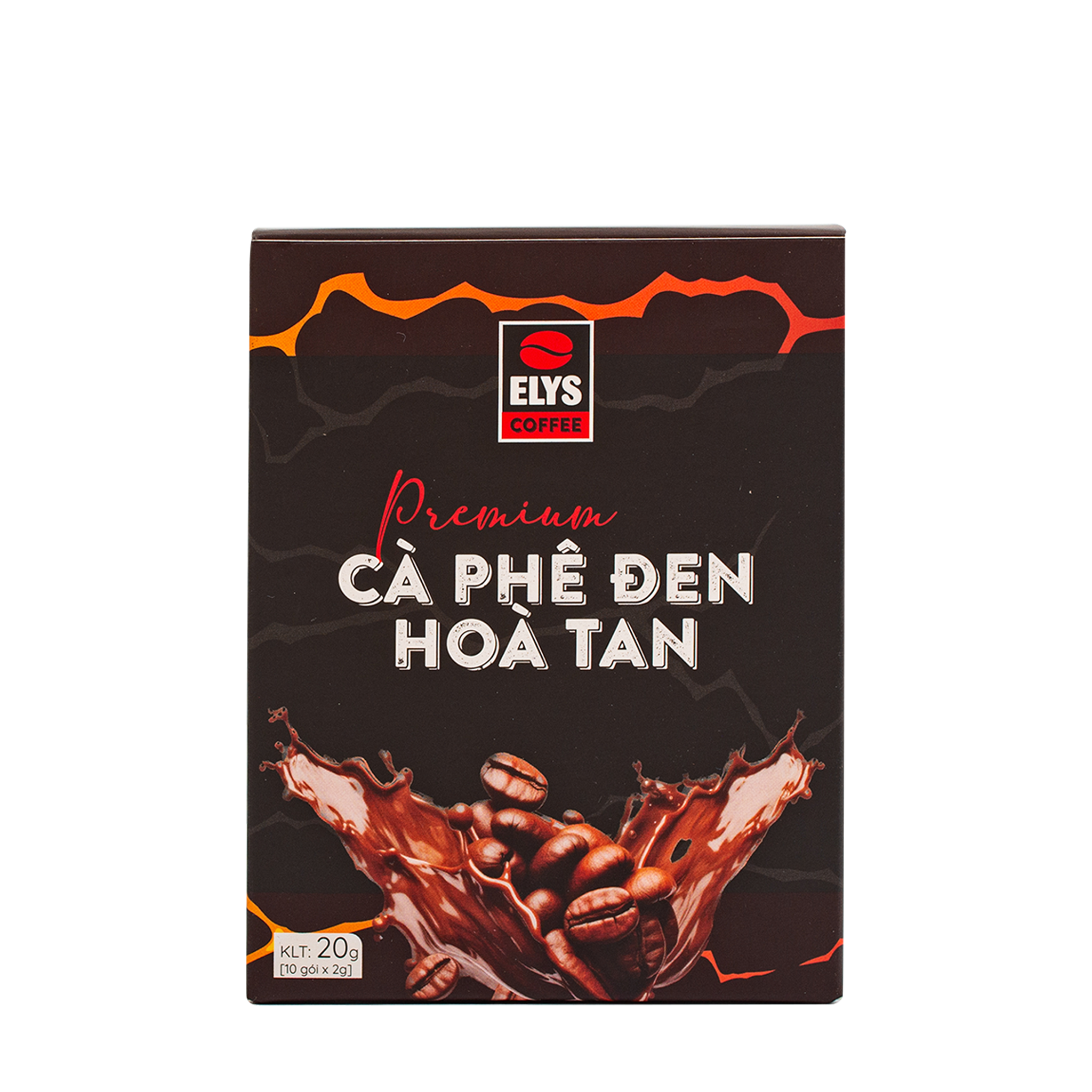 Cà Phê Đen Hòa Tan Sấy Lạnh Elys Coffee
