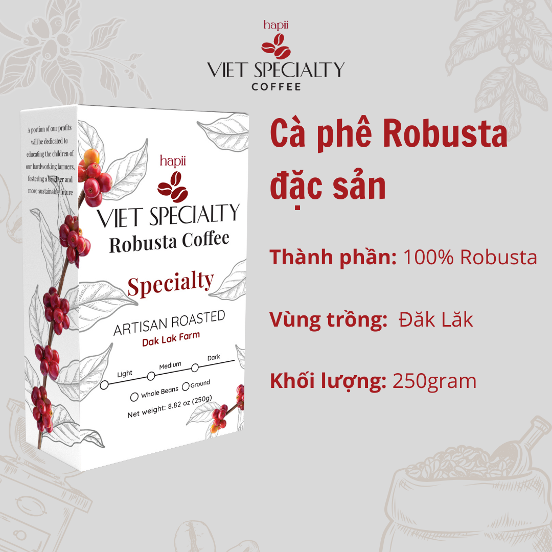 Cà Phê Đặc Sản Robusta Hapii Coffee
