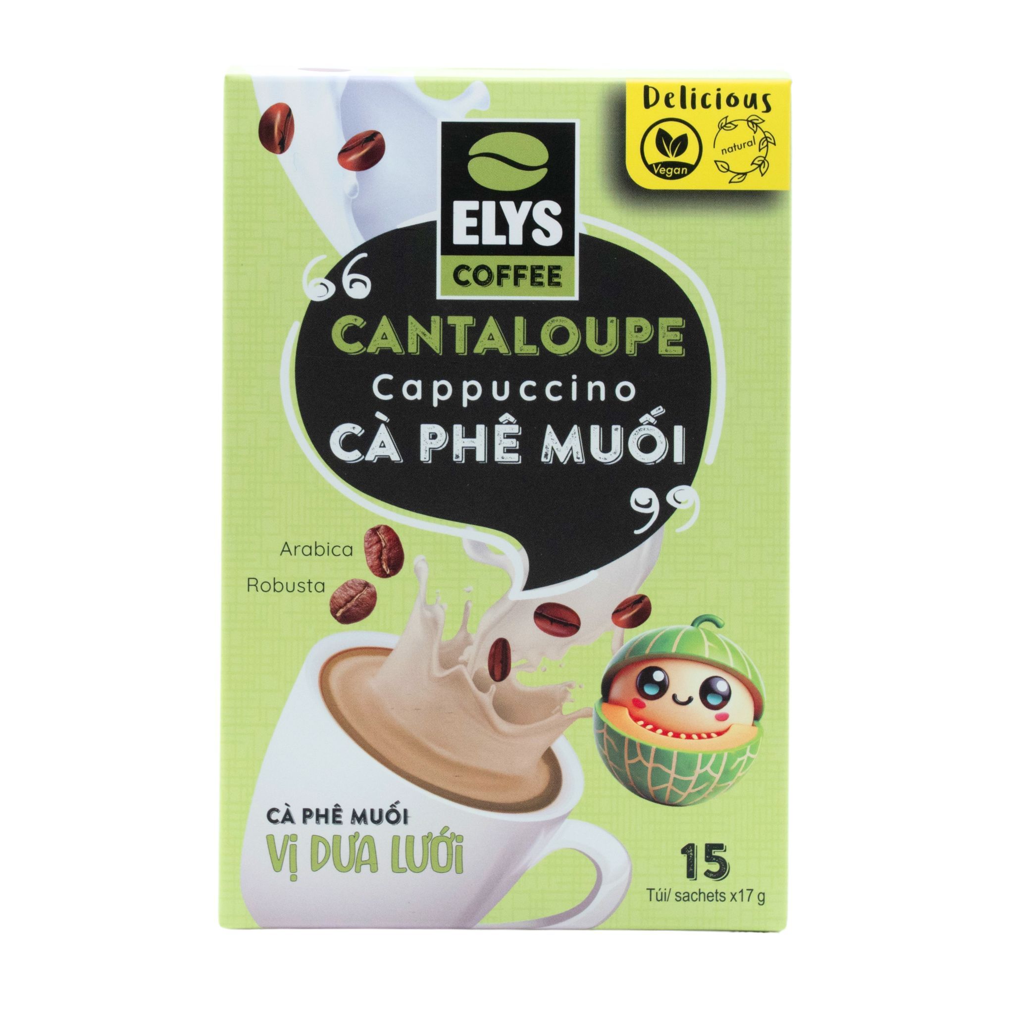 Cà Phê Muối Vị Dưa Lưới 3in1 Elys Coffee