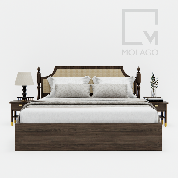 Bộ giường ngủ gỗ đơn đôi 1m2 đến 1m8 và tab gỗ CB014 Heaven's Gate | Molago Bộ giường ngủ gỗ đơn đôi 1m2 đến 1m8 và tab gỗ CB014 Heaven's Gate | Molago