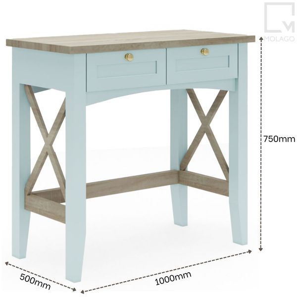 Bàn trang điểm gỗ nhỏ, bàn làm việc T006 Mine chic | Molago Bàn trang điểm gỗ nhỏ, bàn làm việc T006 Mine chic | Molago