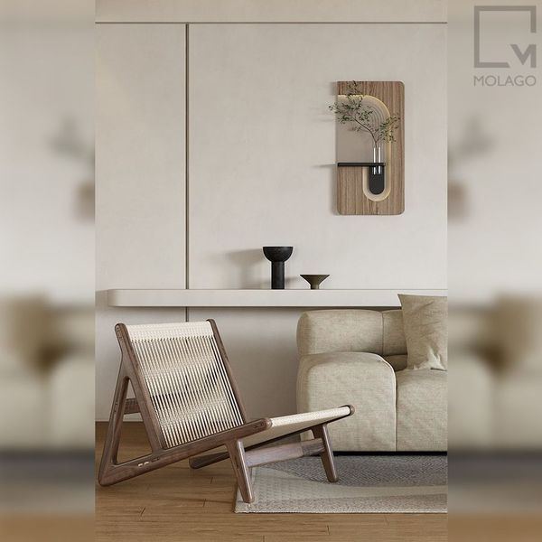 Kệ gỗ treo tường kèm LED trang trí WD D1 | Molago Kệ gỗ treo tường kèm LED trang trí WD D1 | Molago