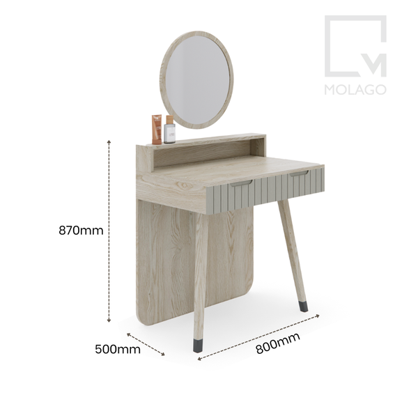 Bộ bàn trang điểm gỗ, bàn phấn 3 món CB020 Silvan | Molago Bộ bàn trang điểm gỗ, bàn phấn 3 món CB020 Silvan | Molago