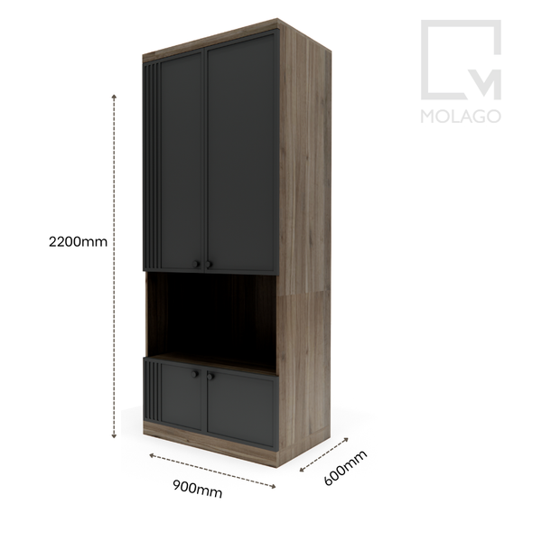 Tủ quần áo gỗ, tủ đựng đồ dùng nhiều kích thước K010 Miniwa | Molago Tủ quần áo gỗ, tủ đựng đồ dùng nhiều kích thước K010 Miniwa | Molago