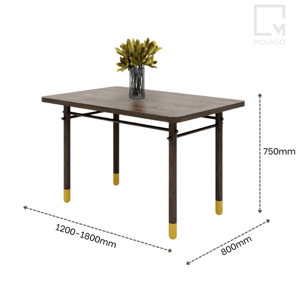 Bàn ăn gỗ 1m2 đến 1m8 T002 Heaven's Gate | Molago Bàn ăn gỗ 1m2 đến 1m8 T002 Heaven's Gate | Molago