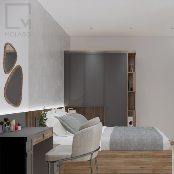 Bộ tủ quần áo gỗ, tủ quần áo decor 3 món CB017 Miniwa | Molago Bộ tủ quần áo gỗ, tủ quần áo decor 3 món CB017 Miniwa | Molago