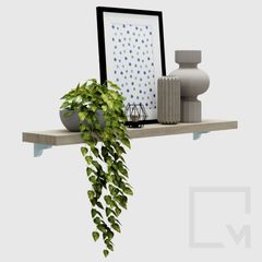 Đợt kệ gỗ trang trí bền đẹp, phù hợp mọi không gian