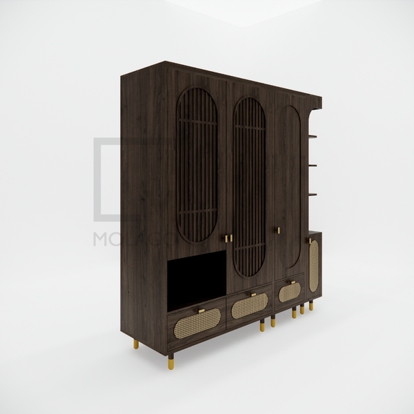 Trọn bộ tủ quần áo gỗ hiện đại CB018 Heaven's Gate | Molago Trọn bộ tủ quần áo gỗ hiện đại CB018 Heaven's Gate | Molago