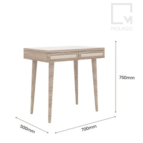 Bàn trang điểm gỗ nhỏ, bàn gỗ làm việc T006 Sakura | Molago Bàn trang điểm gỗ nhỏ, bàn gỗ làm việc T006 Sakura | Molago