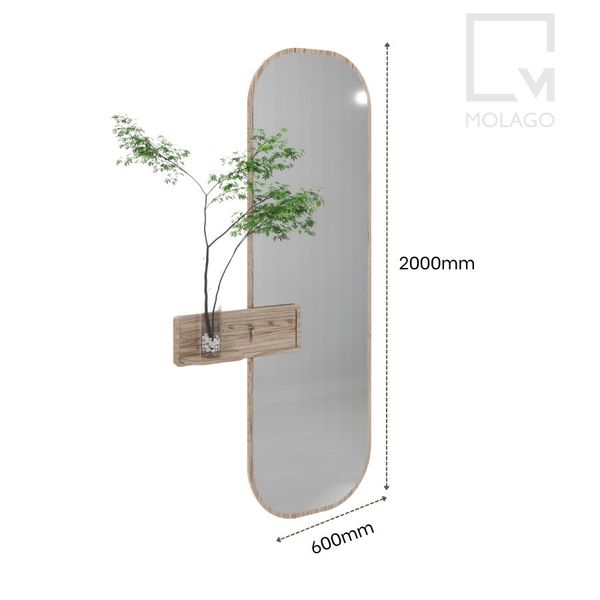 Gương soi toàn thân treo tường D001 Sakura | Molago Gương soi toàn thân treo tường D001 Sakura | Molago