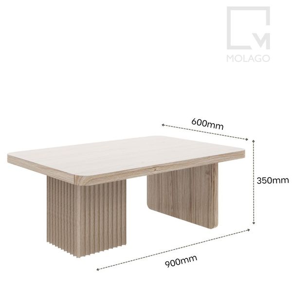 Bàn trà sofa hiện đại vân gỗ nhạt T001 Sakura | Molago Bàn trà sofa hiện đại vân gỗ nhạt T001 Sakura | Molago