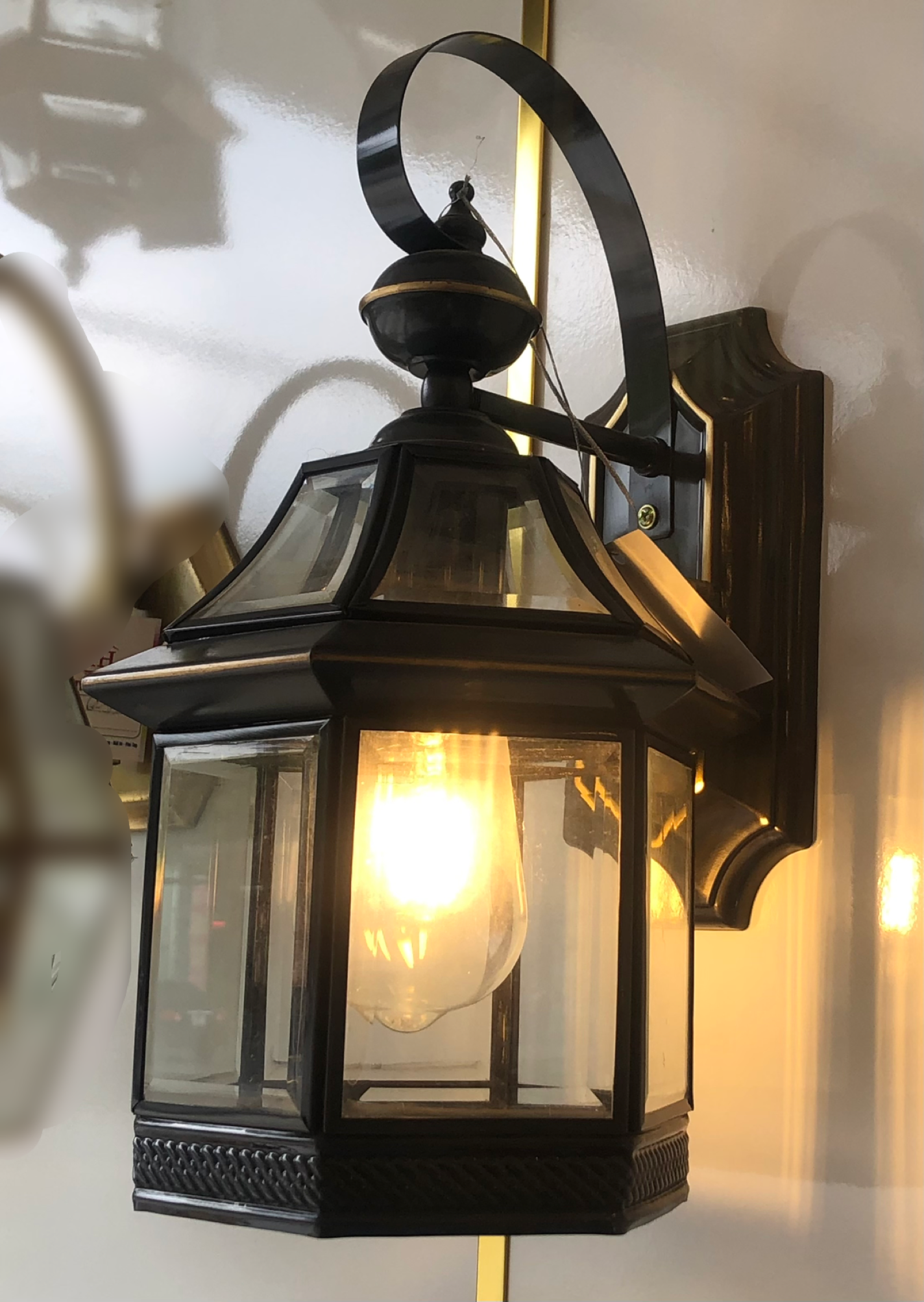 Đèn Tường Đồng Kính HH6043-BK