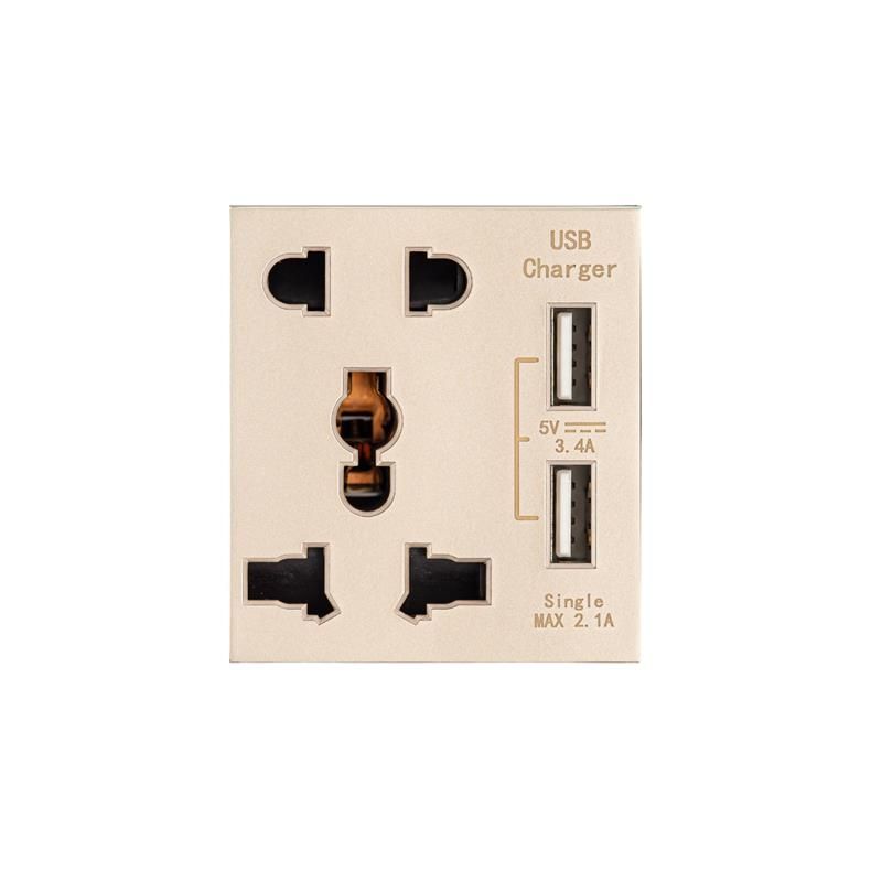 Ổ cắm đa năng+USB 5V +Type C