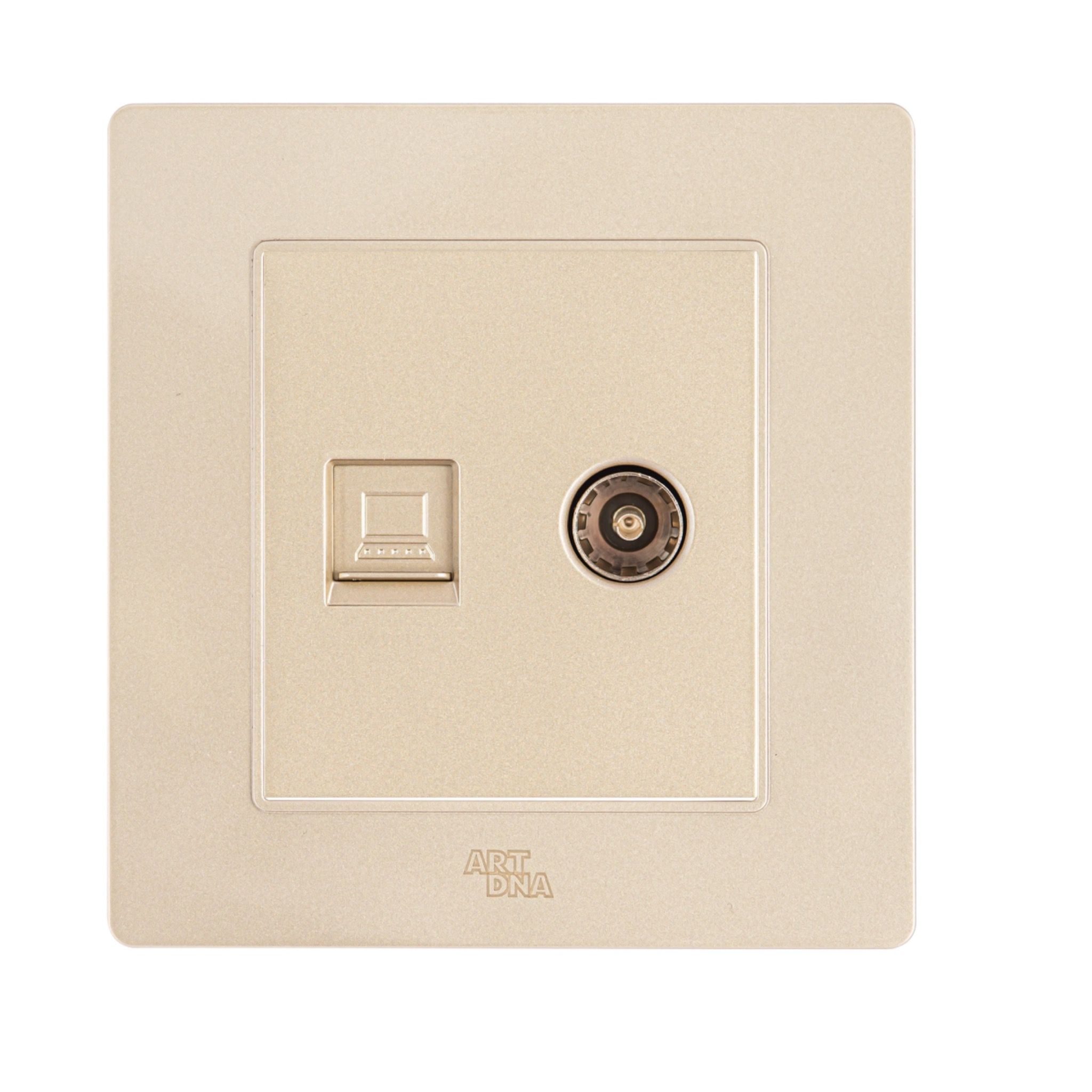 Ổ cắm mạng cat5E + Tivi